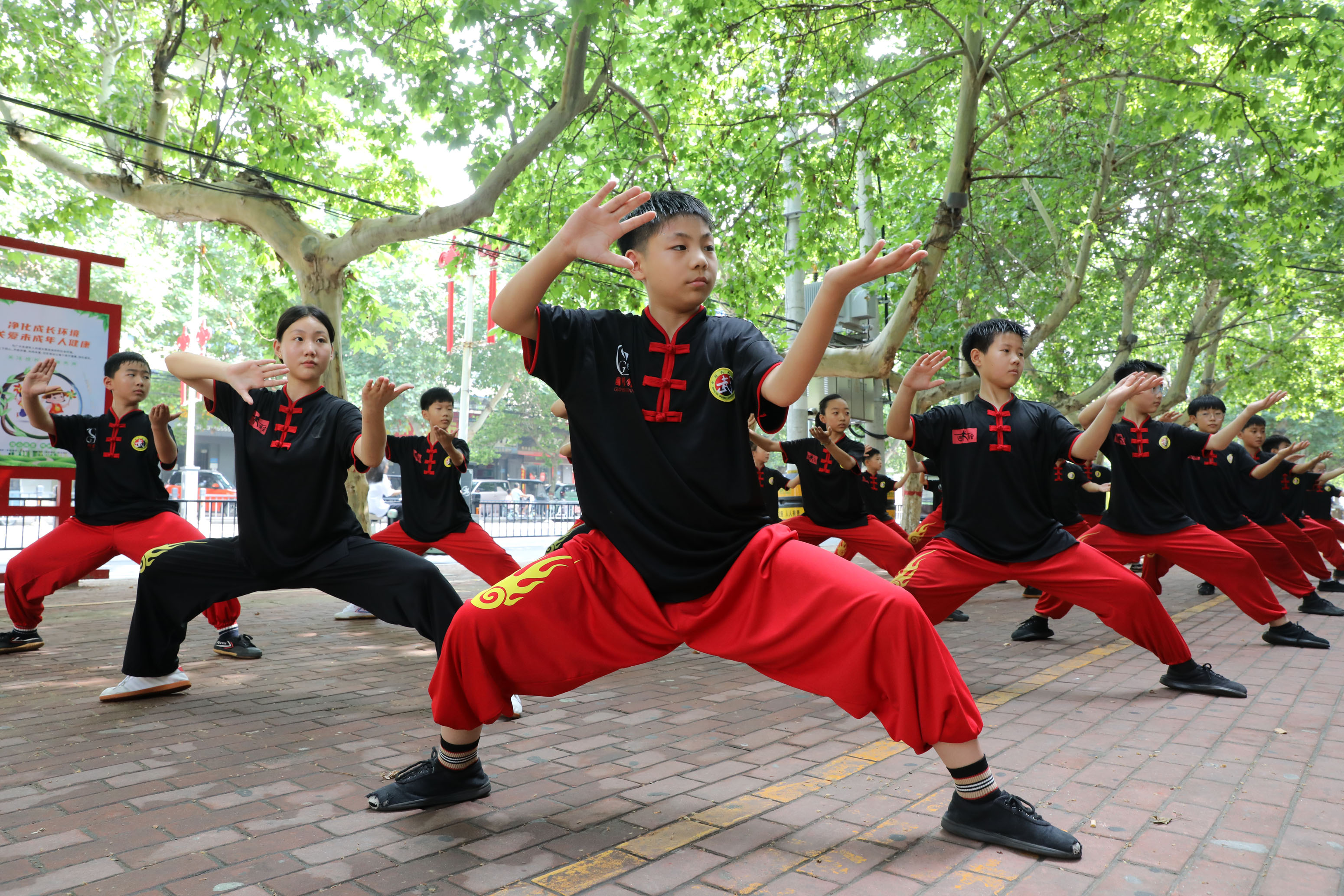 河南温县：传承太极 “武”动暑假