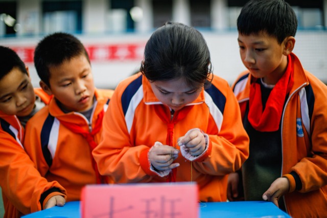 湖南通道：赛劳动技能 助学生成长