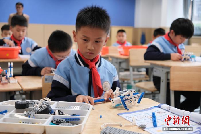 小学生在课堂内外“玩转”AI技术