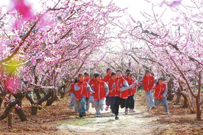 户外课堂享春光