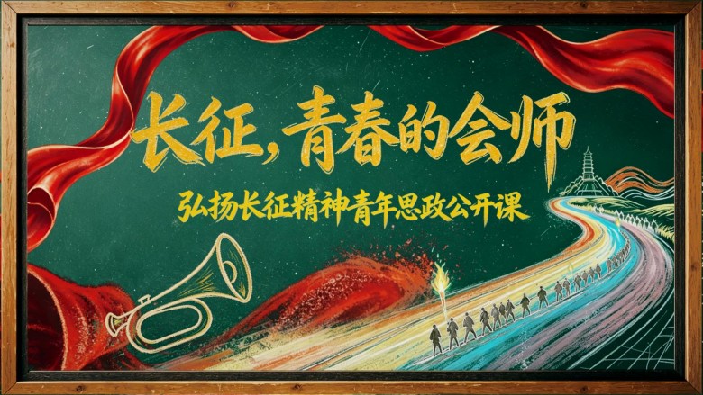一场跨越90年的青春对话 《长征，青春的会师》青年思政公开课举行