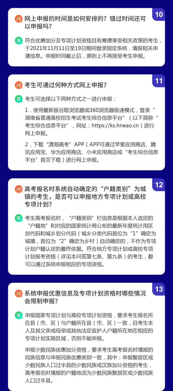 2022年湖南省高考哪些情况可以加分？你想知道的优惠信息都在这里