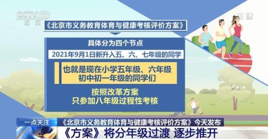 北京中考体育成绩由30分提高到70分 详情来了