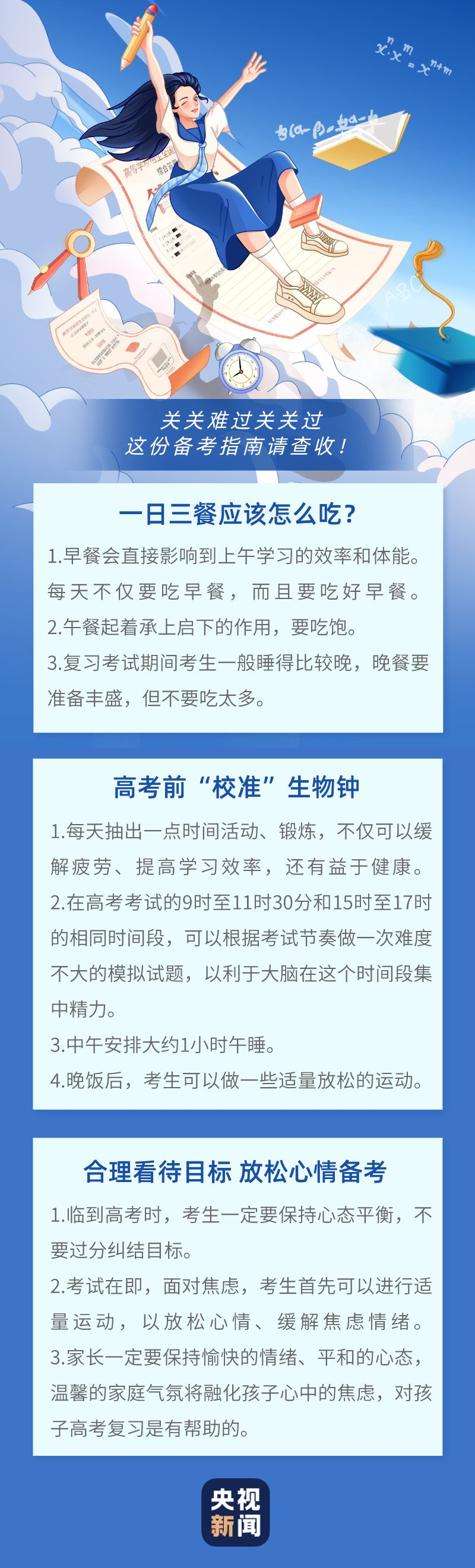 高考倒计时一个月 冲刺tips了解一下